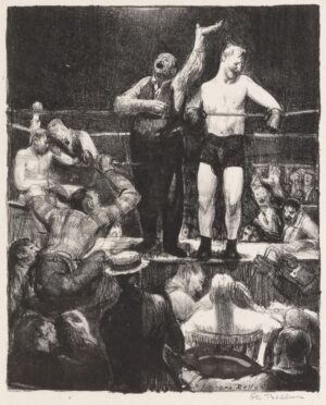 George Bellows, Introductions, 1921 original lithograph for sale