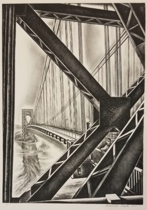 George Washington Bridge with "B", 1931-32