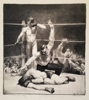 George Bellows, Counted Out - First Stone