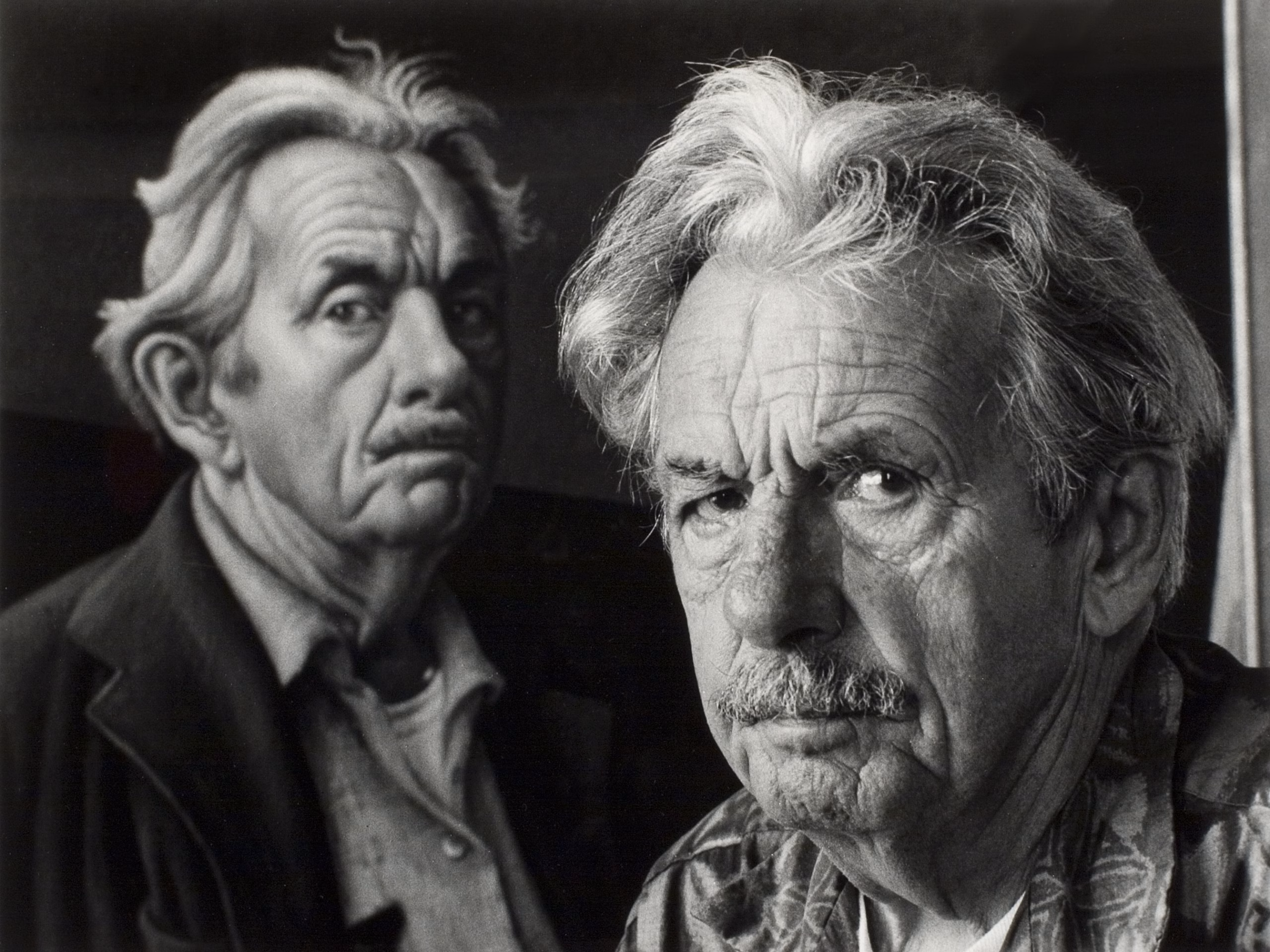 Eisenstaedt_Benton_with_Self-Portrait-HR