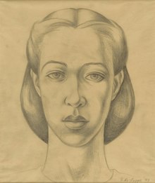 Self-portrait by Phyllis Pele de Lappe