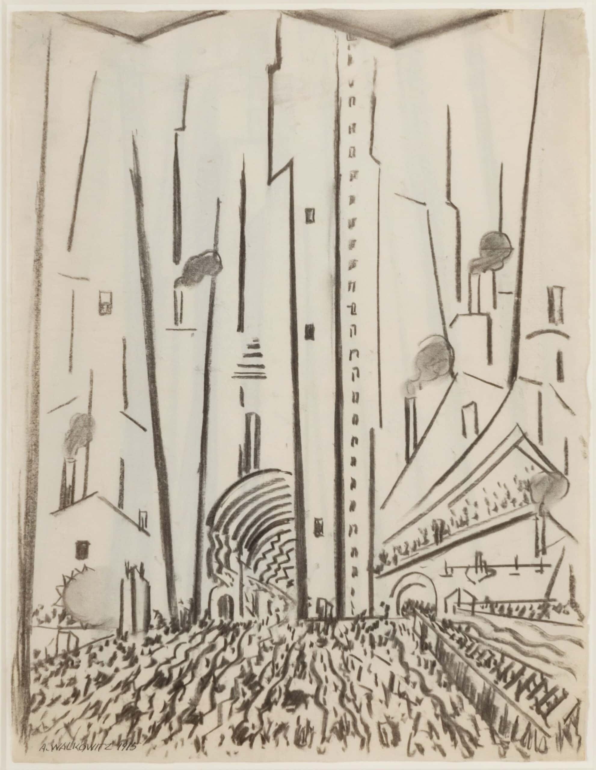 Abraham Walkowitz 1915 drawing for sale